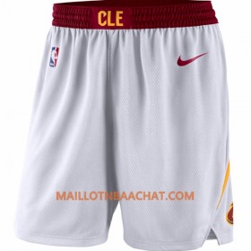 Cleveland Cavaliers Homme Shorts Blanc Nike Swingman